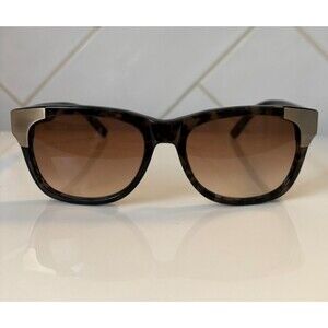 Vtg Gianfranco Ferre FF67504 Sunglasses Tortoise Wrap Metal Plate Italy 53mm